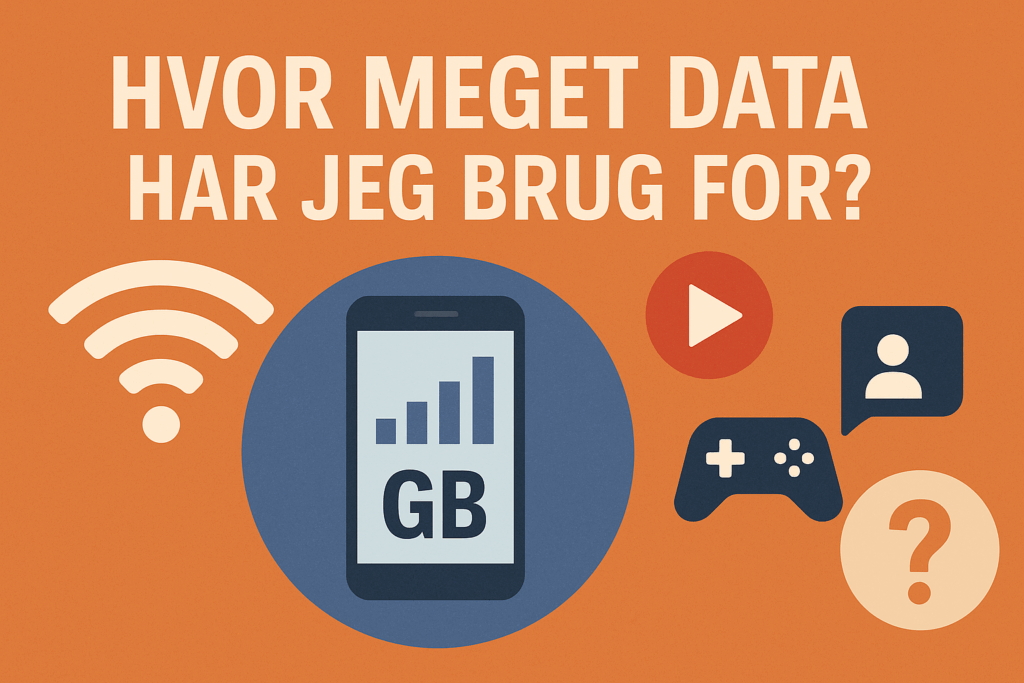 hvor meget bredbånd data har jeg brug for